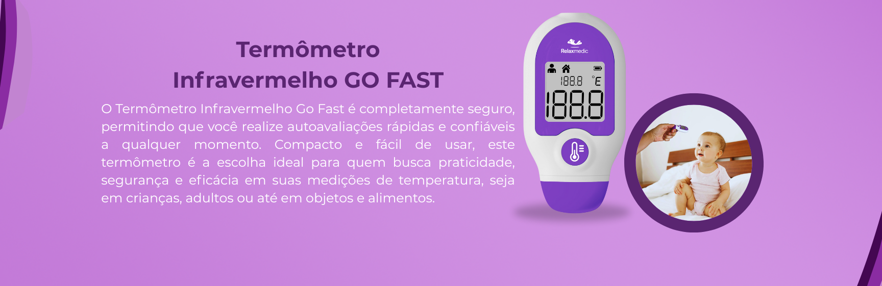 Termômetro Digital Infravermelho Go Fast