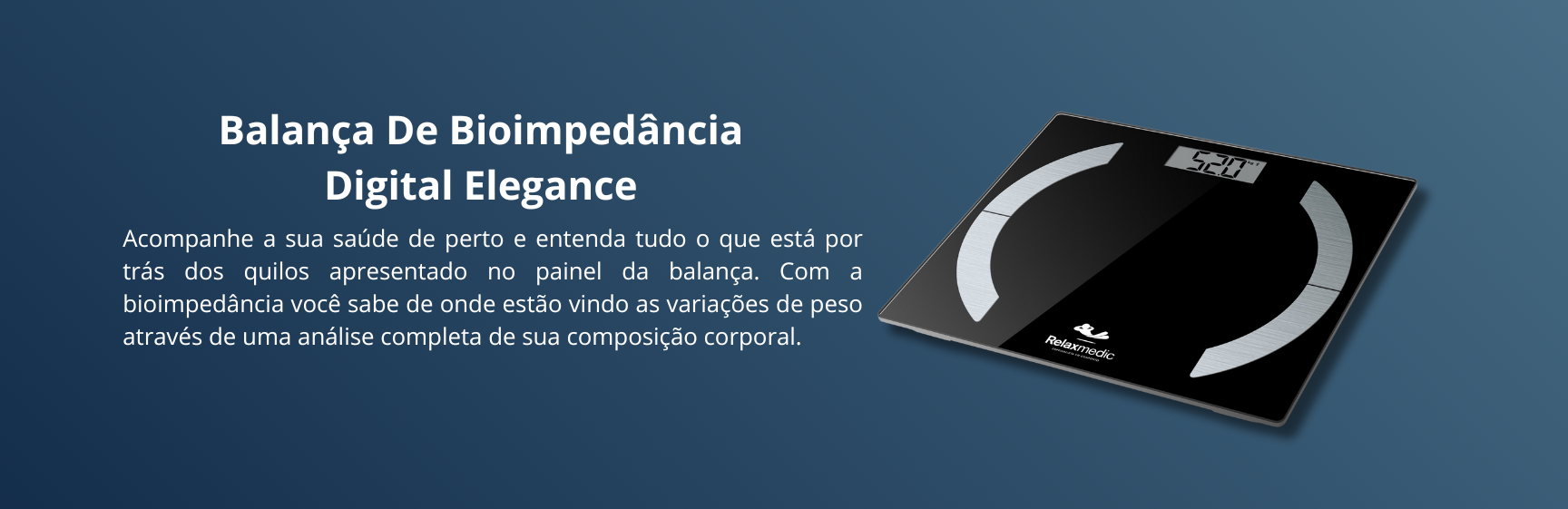 Balança De Bioimpedância Digital Elegance