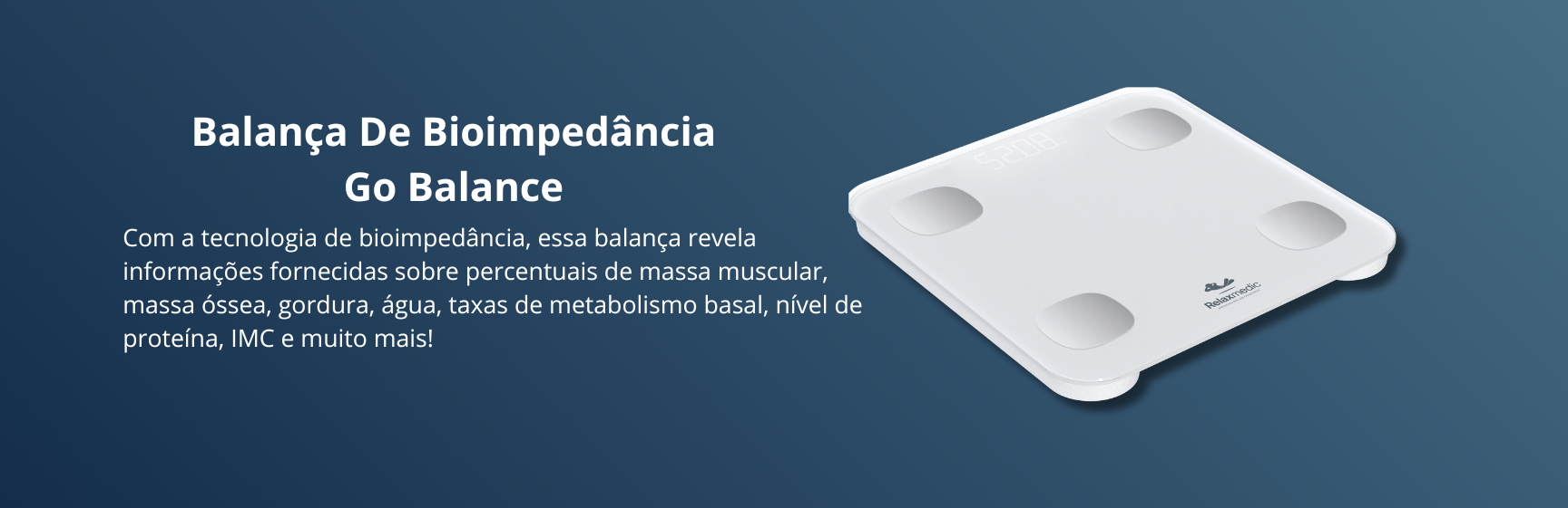 Balança de Bioimpedância Go Balance