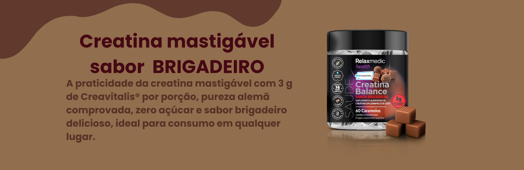 Creatina Sabor Brigadeiro