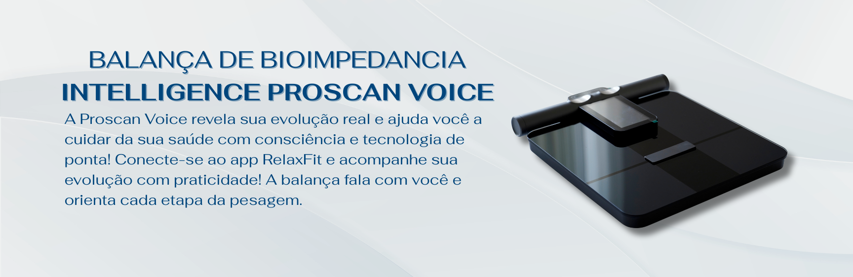 Balança Digital Bioimpedância Intelligence Proscan Voice