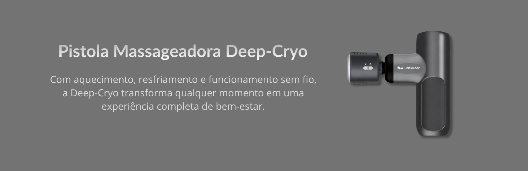 Pistola massageadora Deep-Cryo