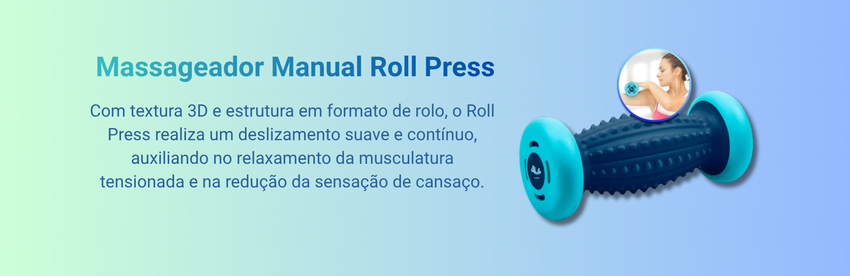 Massageador Manual Roll Press