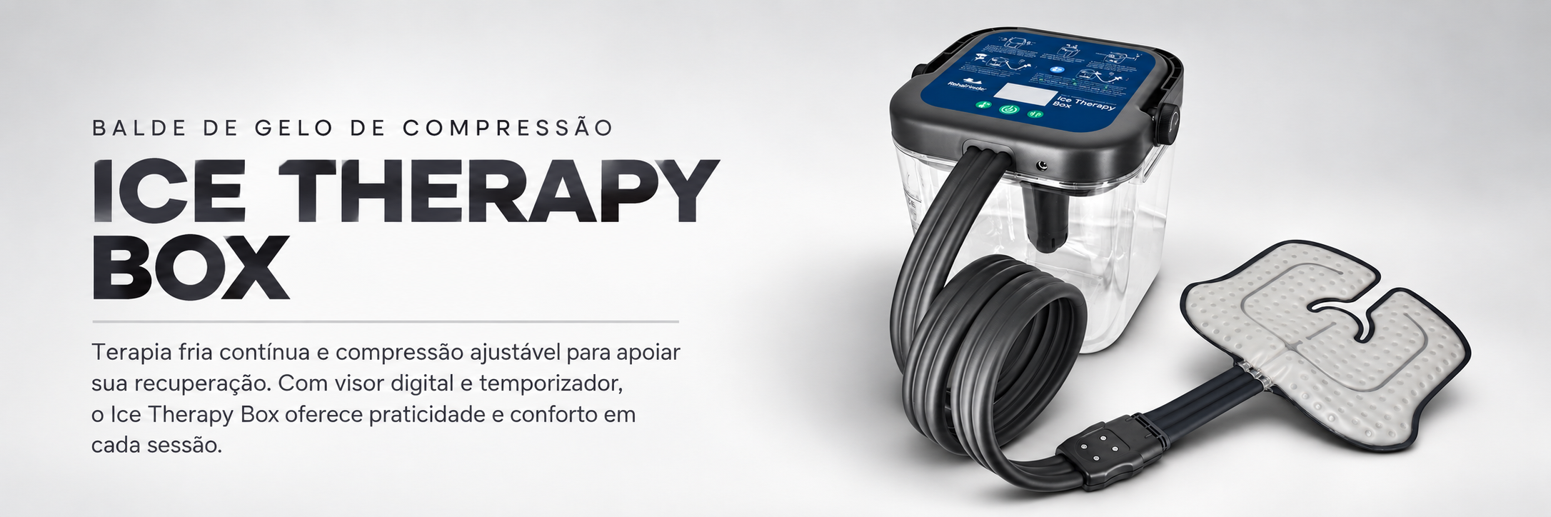 Balde de Gelo de Compressão Ice Therapy Box