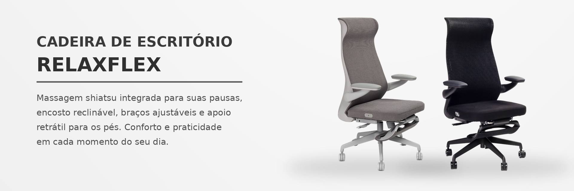 Cadeira de Escritório Massageadora Shiatsu Relaxflex